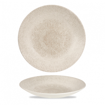 144715 Teller tief coup 28,1cm RAKU agate grey