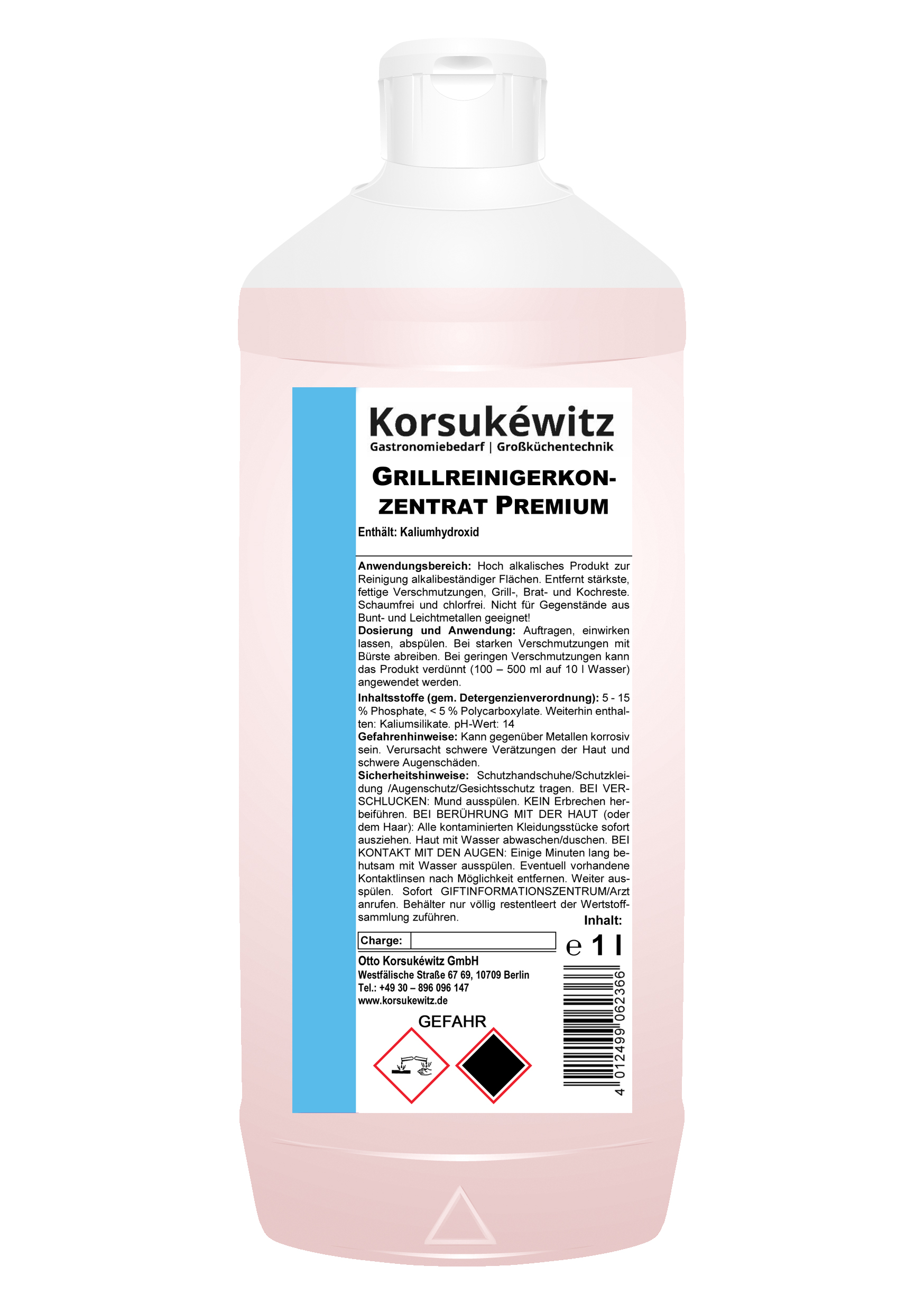 Grillreinigerkonzentrat PREMIUM 1l Flasche