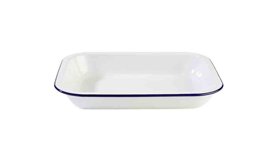 Schale ENAMELWARE 28x23cm H:4,5cm