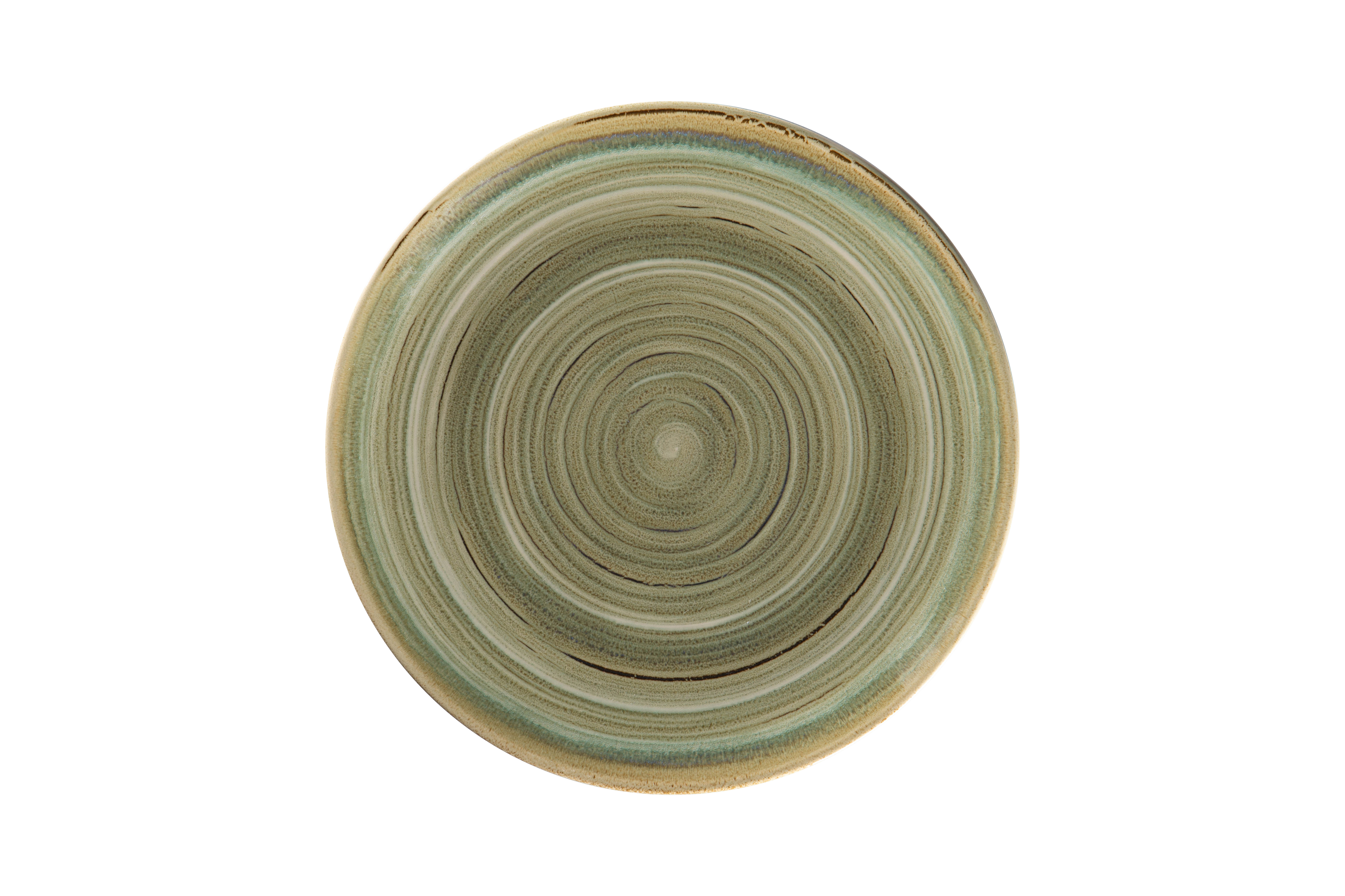 159417 Teller coup 28cm RAKSTONE SPOT emerald green