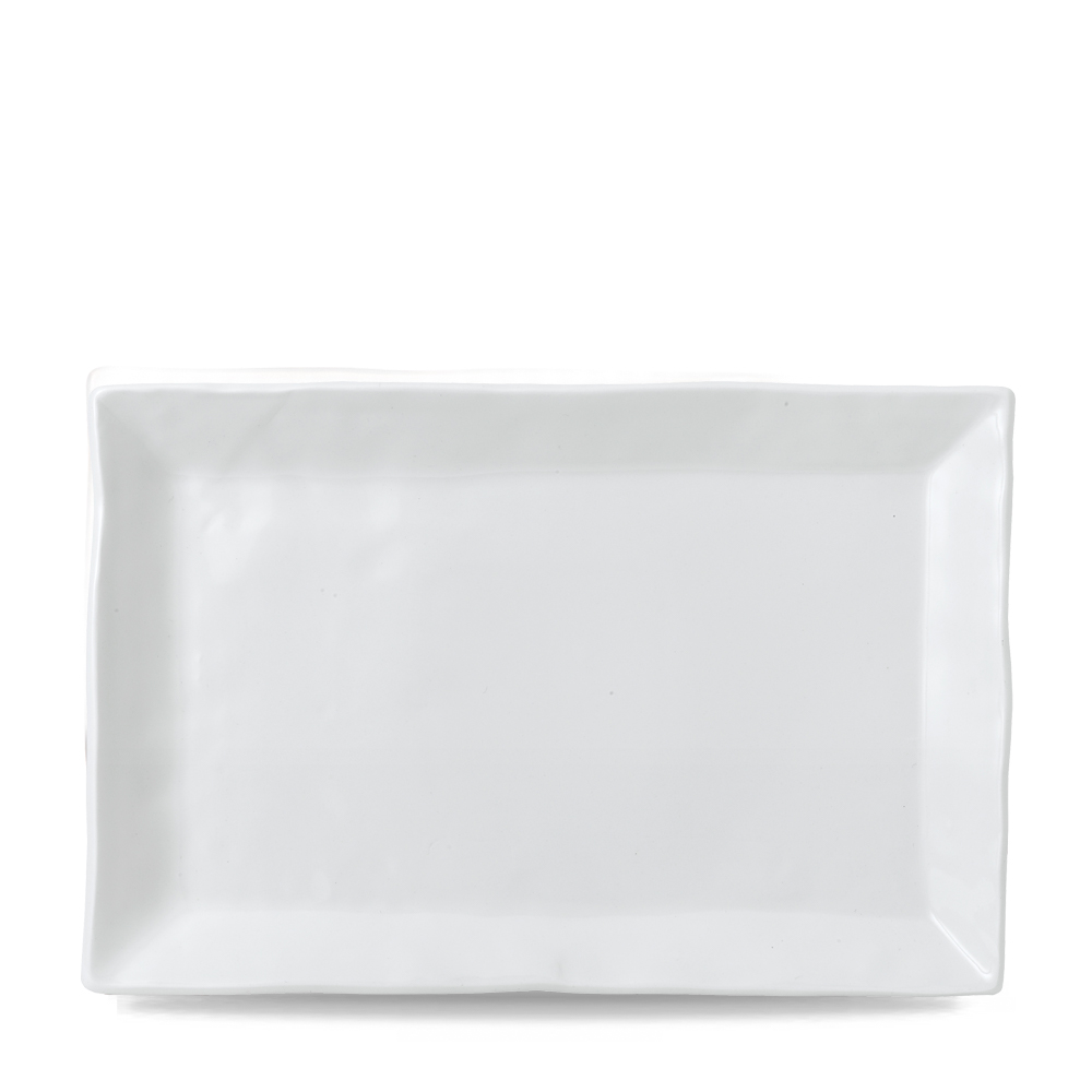 Platte 28,5x18,7cm WHITE white