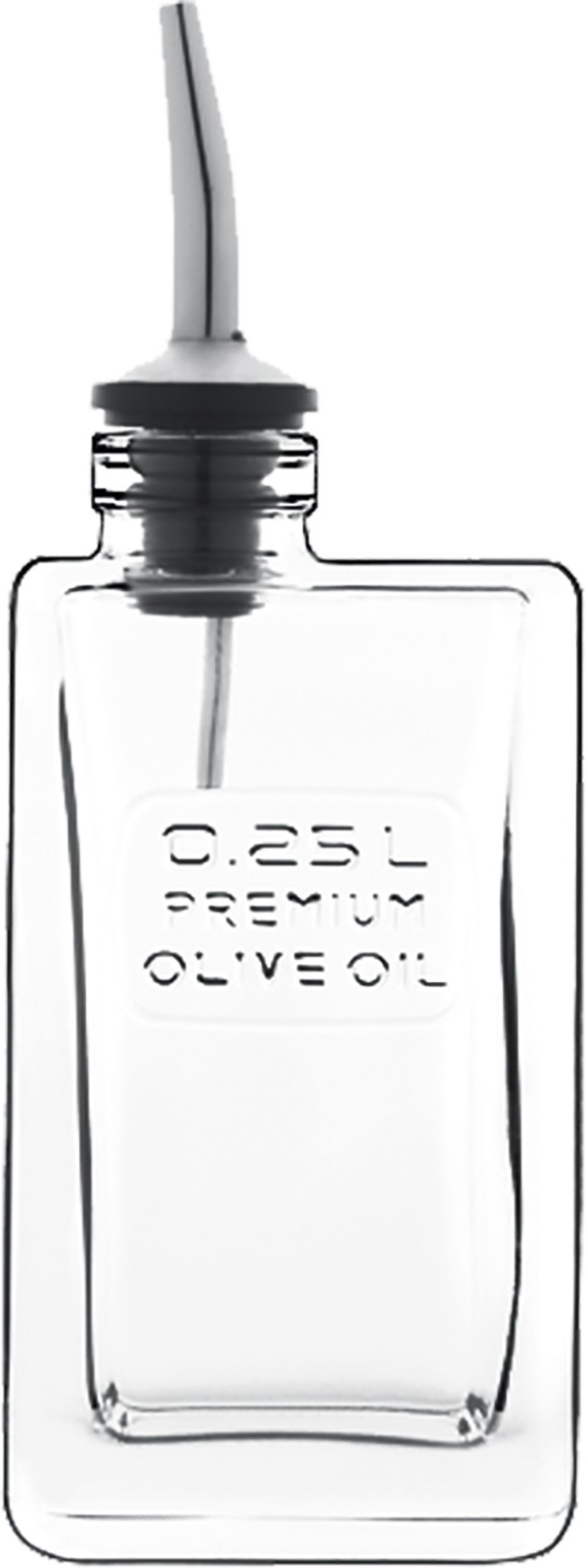 Ölflasche 0,1l H. 135mm Glas OPTIMA
