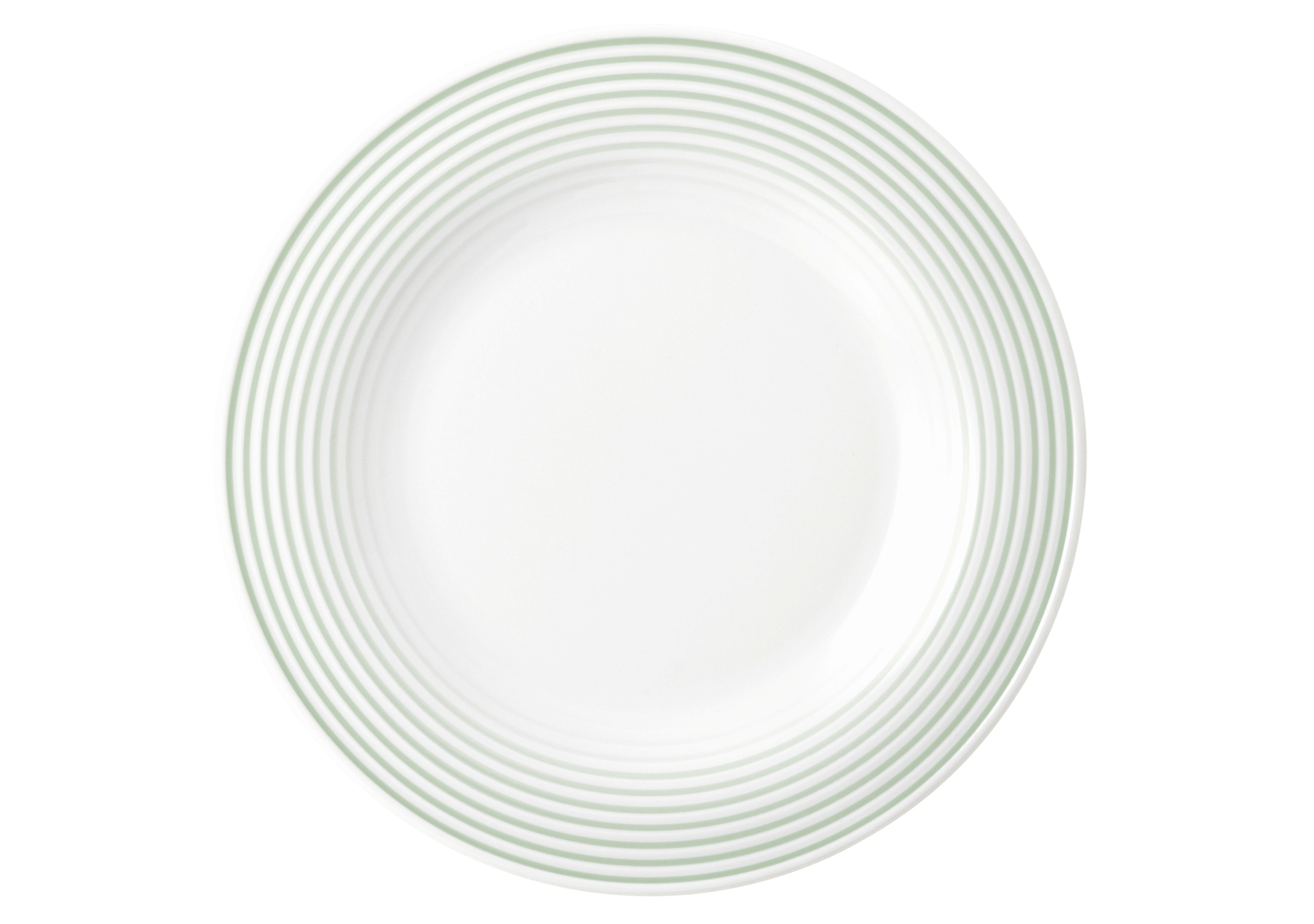 Teller rund mit Relief flach 17cm BLUES salbeigrün