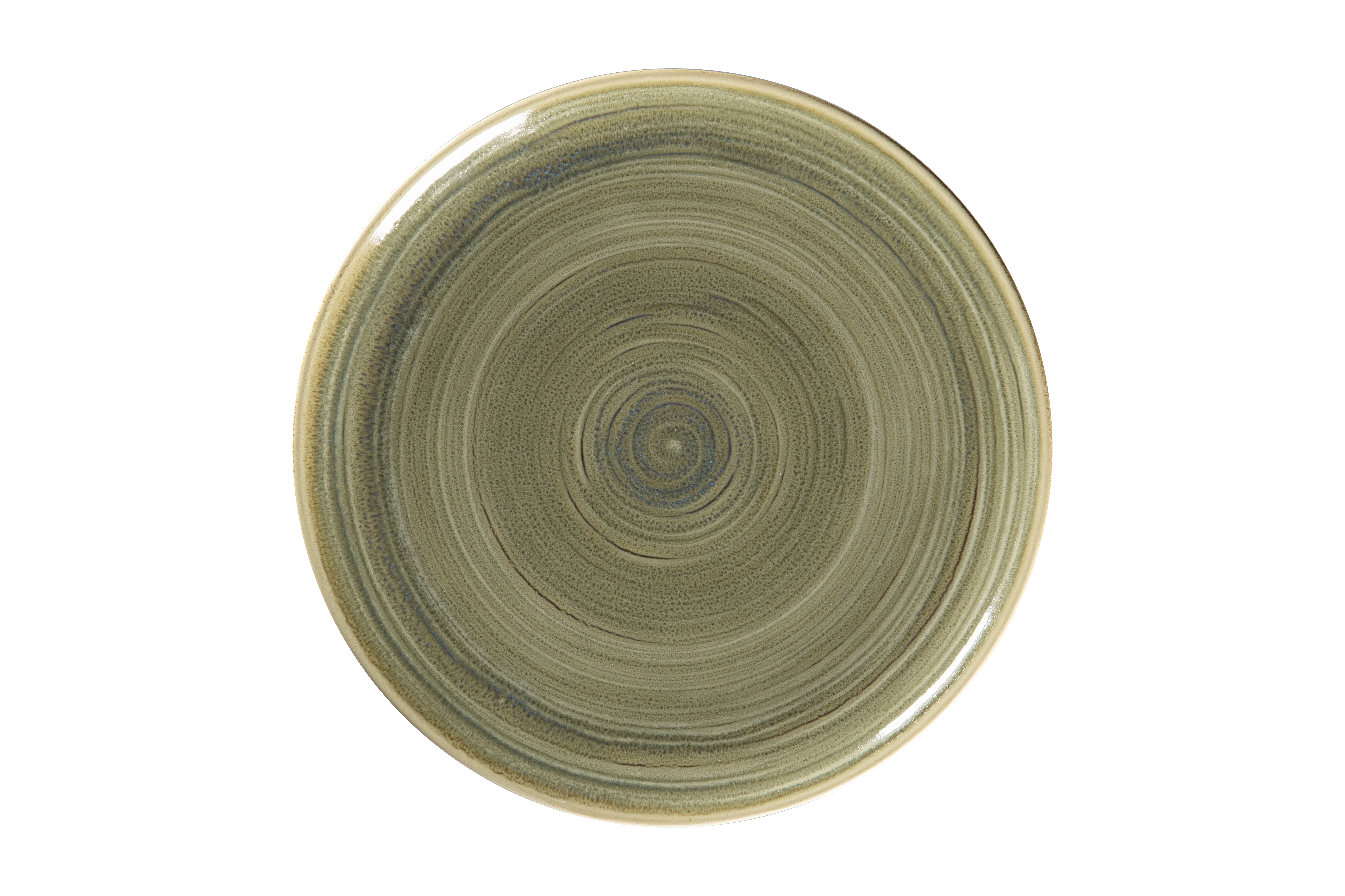 159415 Teller coup 31cm RAKSTONE SPOT emerald green