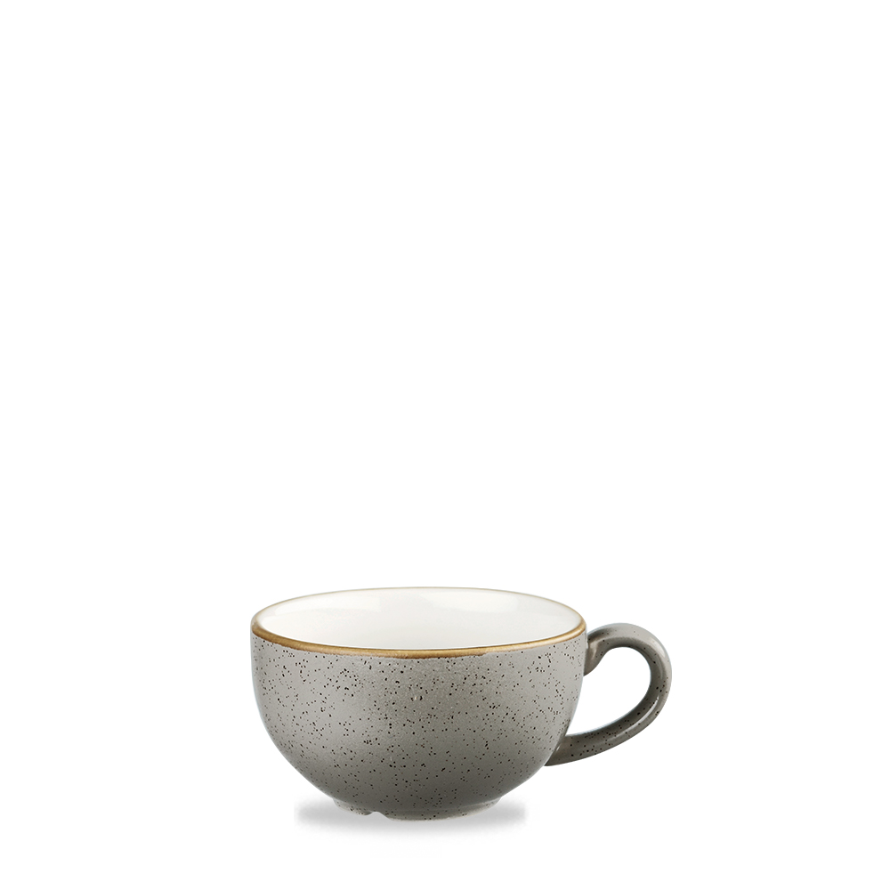 Milchkaffeetasse 0,34l STONECAST peppercorn grey