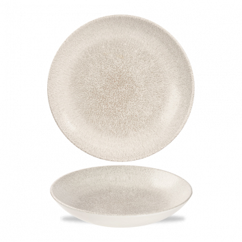 130989 Teller tief coup 24,8cm RAKU agate grey