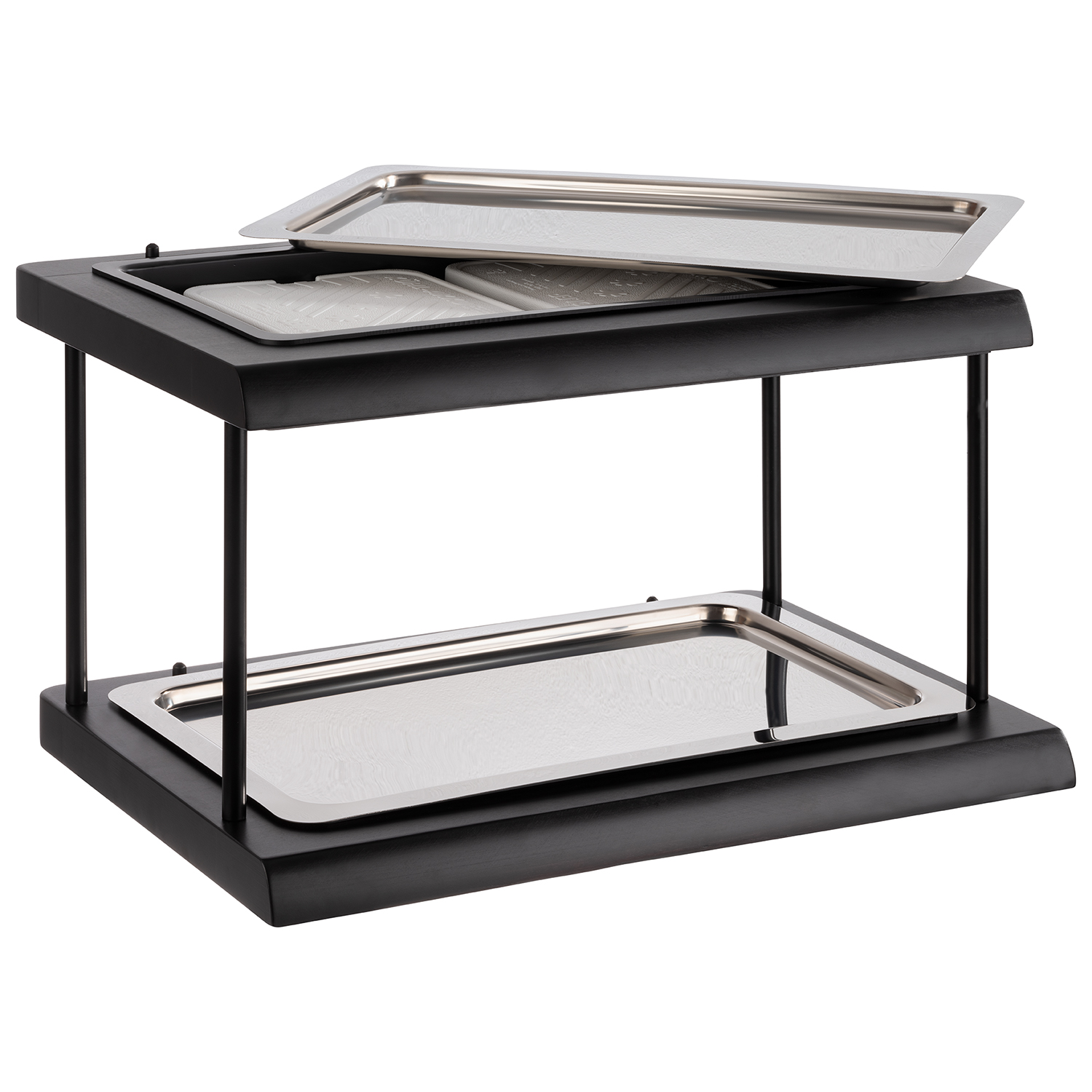 Buffetvitrine 60x41cm H36cm DOPPELDECKER
