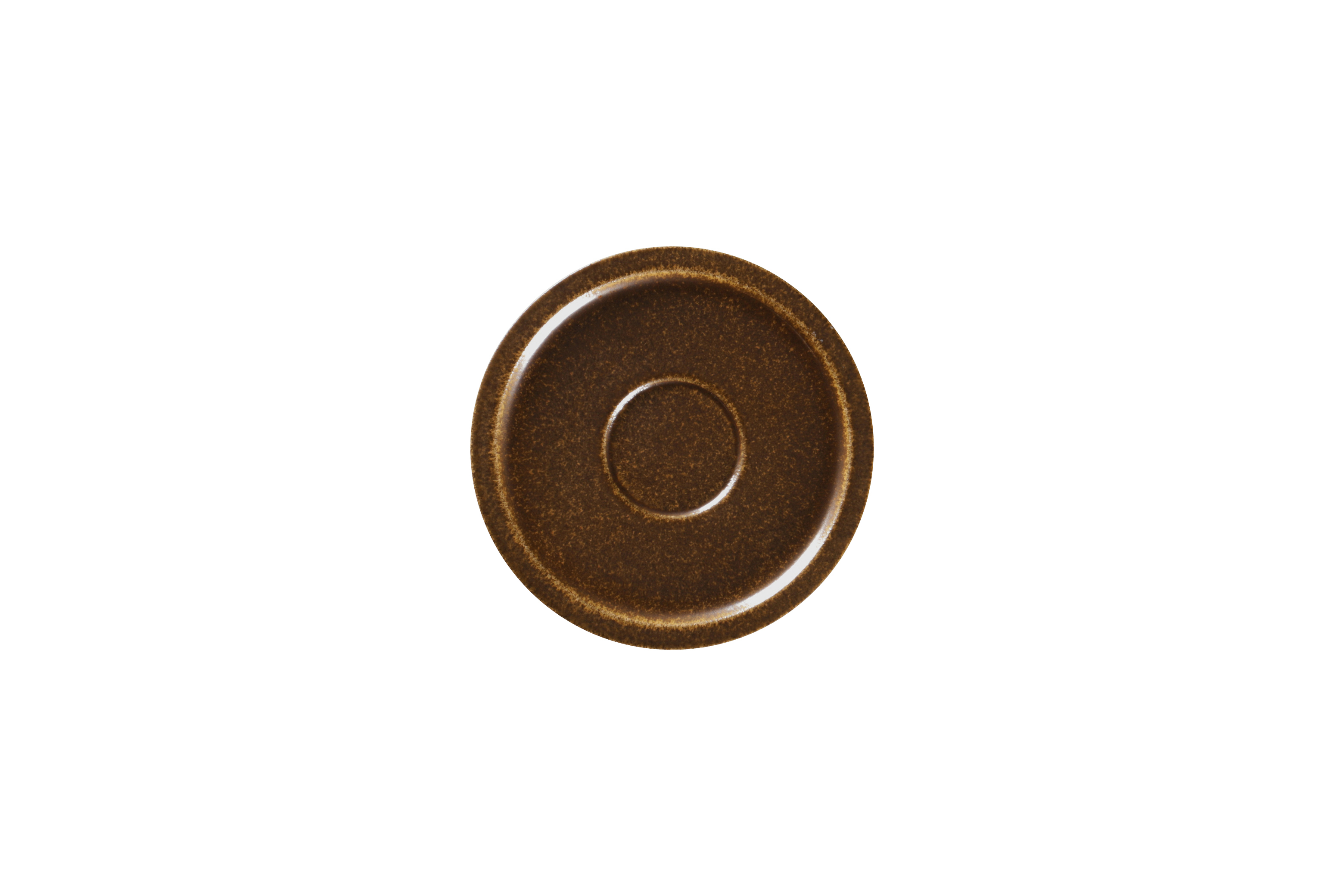 Kaffee-Untertasse 16,3cm RAKSTONE EASE rust brown