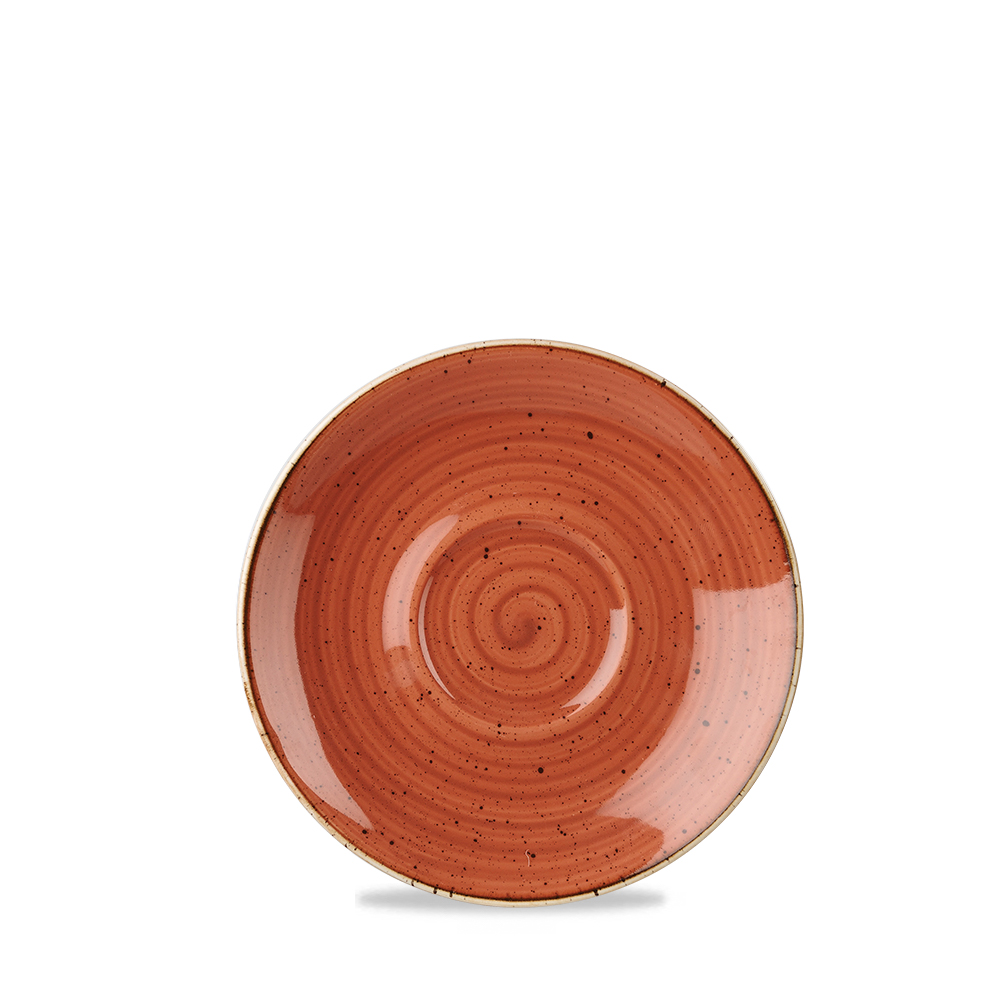 35245 Untertasse 16cm STONECAST spiced orange