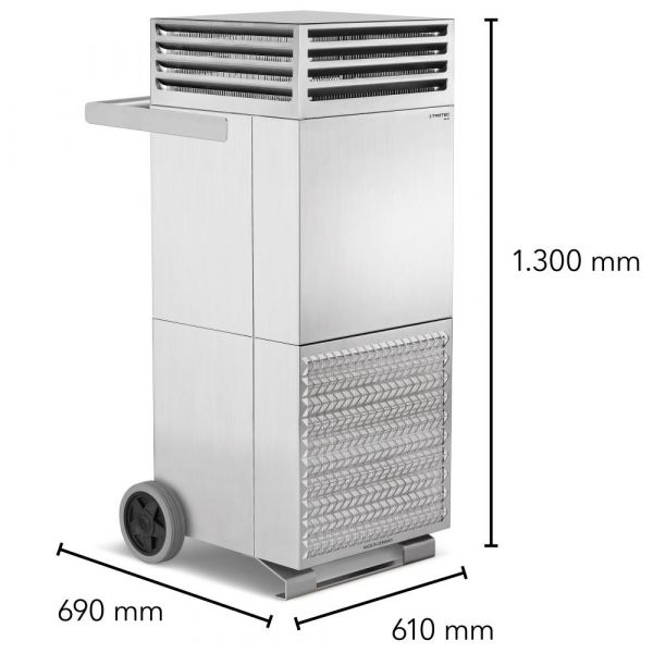 Hochleistungsluftreiniger TAC V+ inkl. Schallschutzhaube Edelstahl