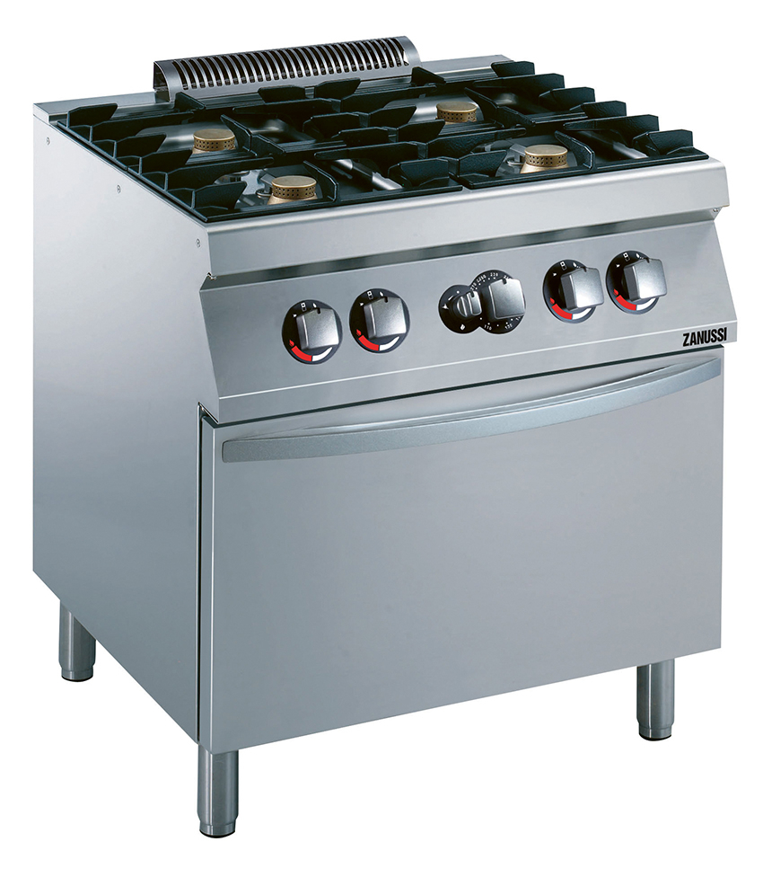 95588 Gasherd GH7/4FLGB mit Gasbackofen