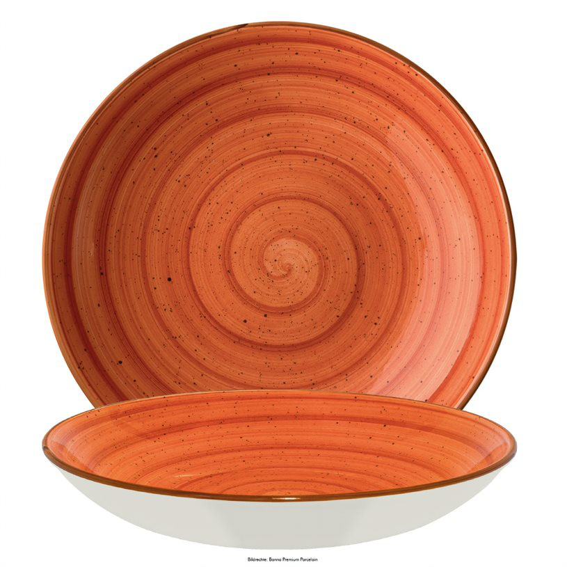 144262mju1THrF8hafT Teller tief 25cm AURA TERRACOTTA BLOOM