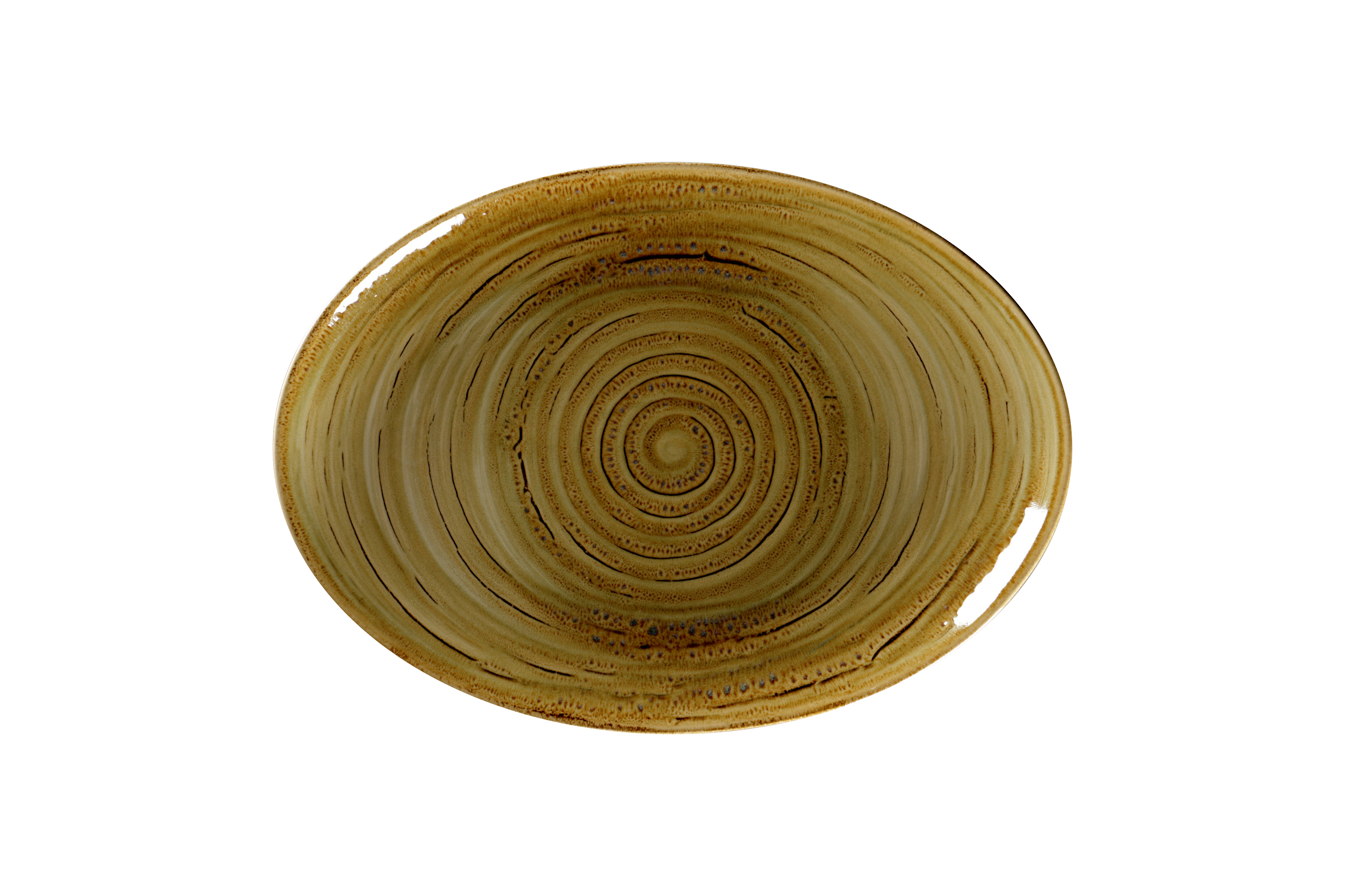 Platte oval 32x23cm RAKSTONE SPOT garnet beige