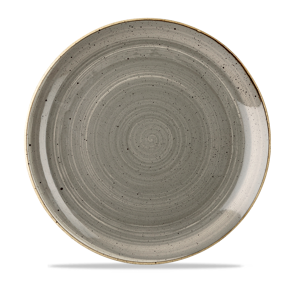 Teller flach coup 28,8cm STONECAST peppercorn grey