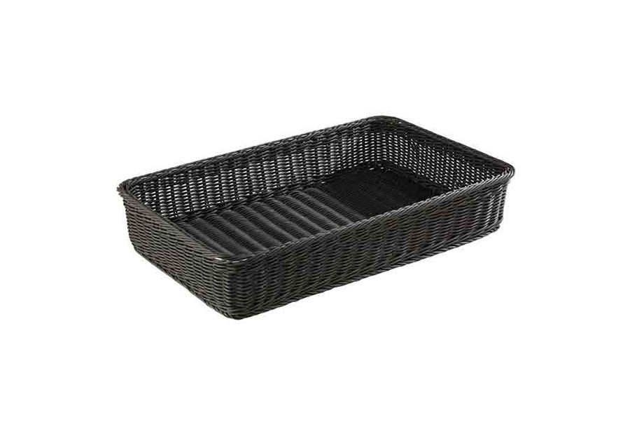 126564 GN 1/1 Korb 53x32,5cm H:10cm PROFI LINE schwarz