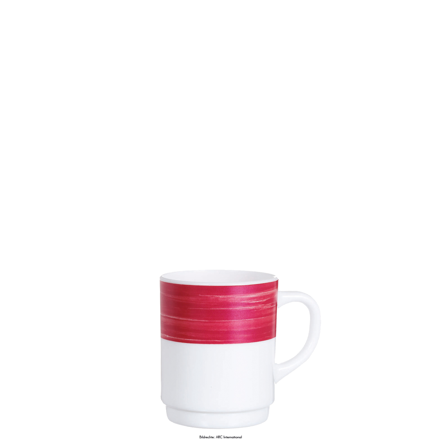 Kaffeebecher 0,25l stapelbar BRUSH CHERRY