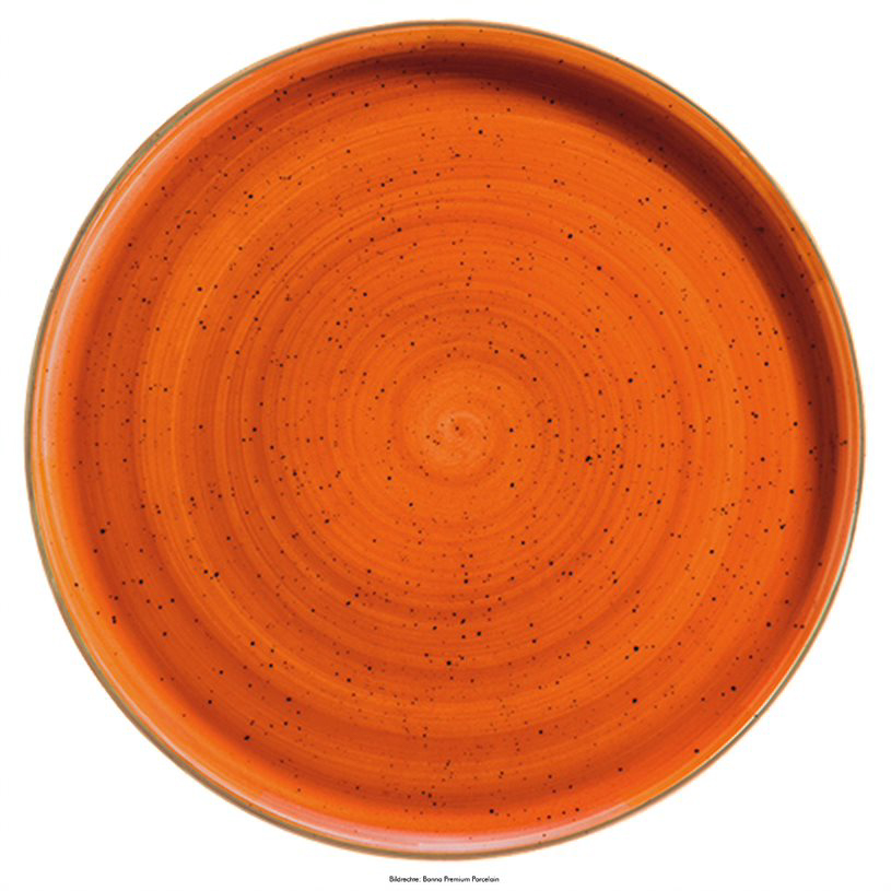 144282 Pizzateller 32cm AURA TERRACOTTA GOURMET