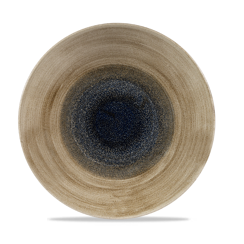 155366 Teller tief coup 28cm STONECAST AQUEOUS bayou