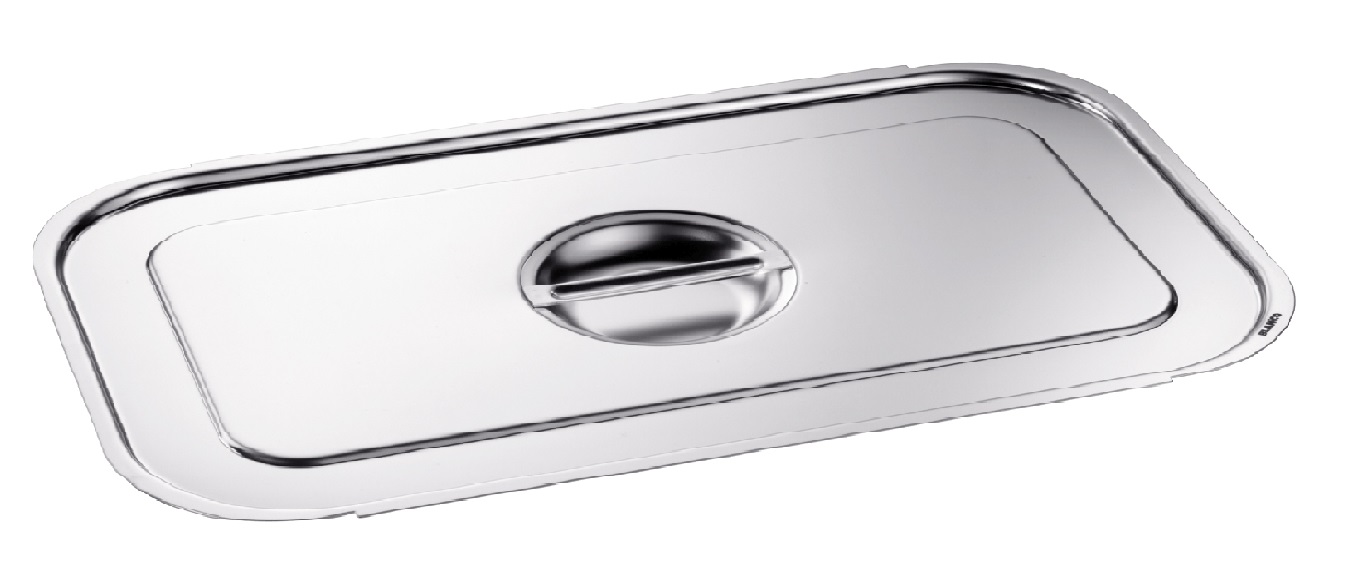 GN-Deckel 2/4 mit Bügelgriffen 18/10