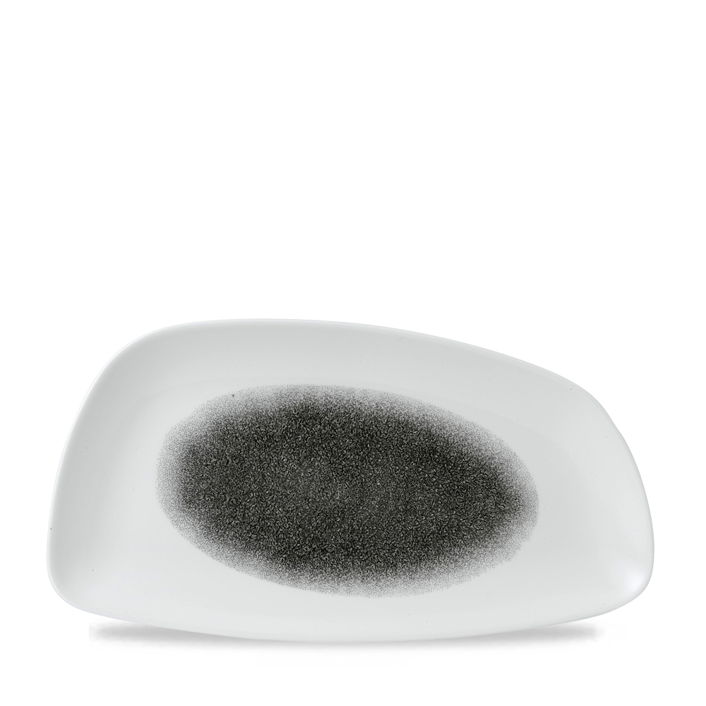 145969 Platte Chefs Geo eckig 35x18,5cm RAKU Quartz black