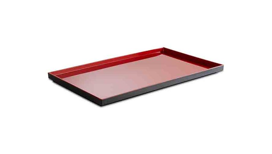 GN 1/1 Tablett ASIA PLUS 53x32,5cm schwarz, rot