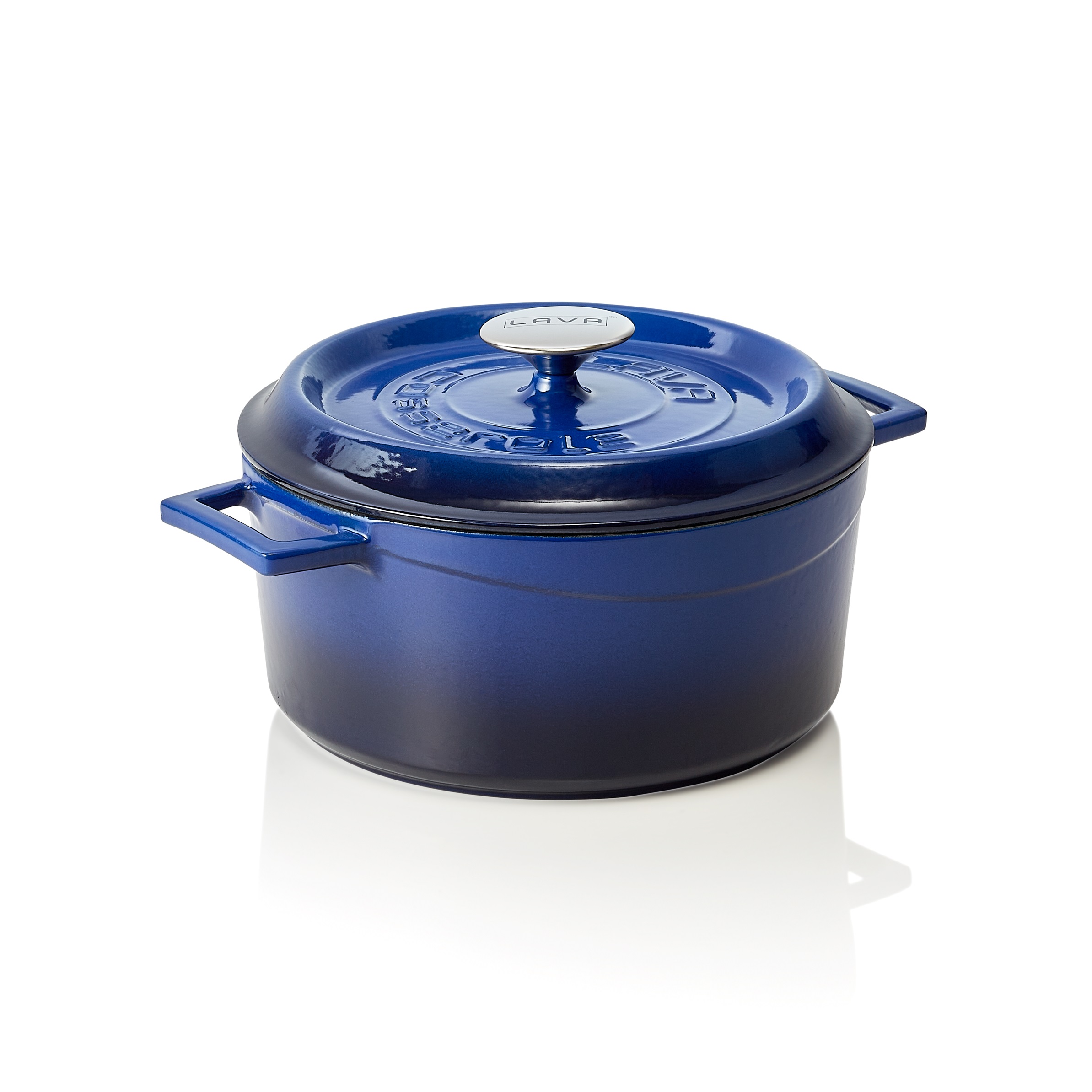 Bräter mit Deckel 25cm, 4,5l LAVA blau Bräter mit Deckel 25cm, 4,5l LAVA blau