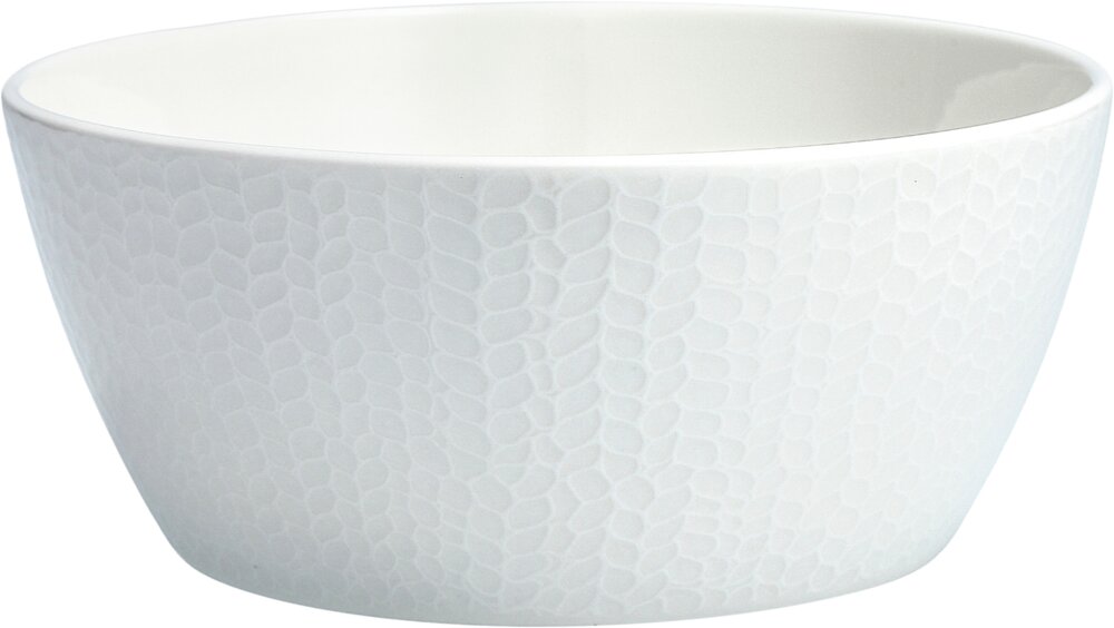 163188 Schale 14cm 520ml AMANDA weiss