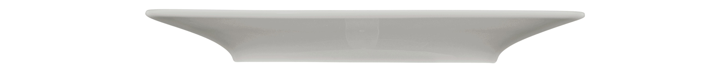 Teller rund mit Relief flach 16,5cm Vollrelief NORI silbergrau