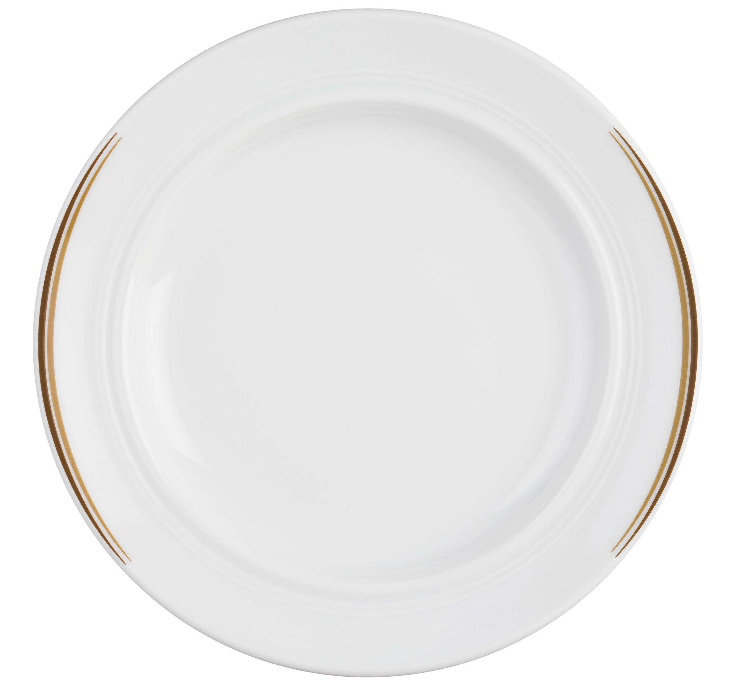 Teller rund mit Relief flach 20cm VITALIS braune lanzen