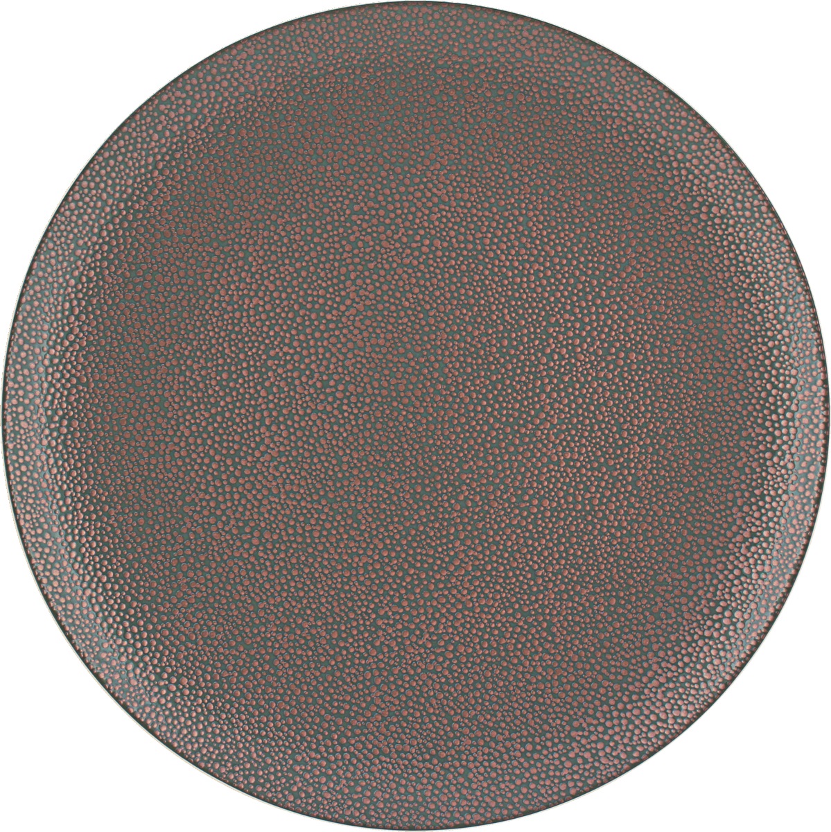 Teller flach rund coup 29cm PURITY PEARLS METALLIC copper Teller flach rund coup 29cm PURITY PEARLS METALLIC copper