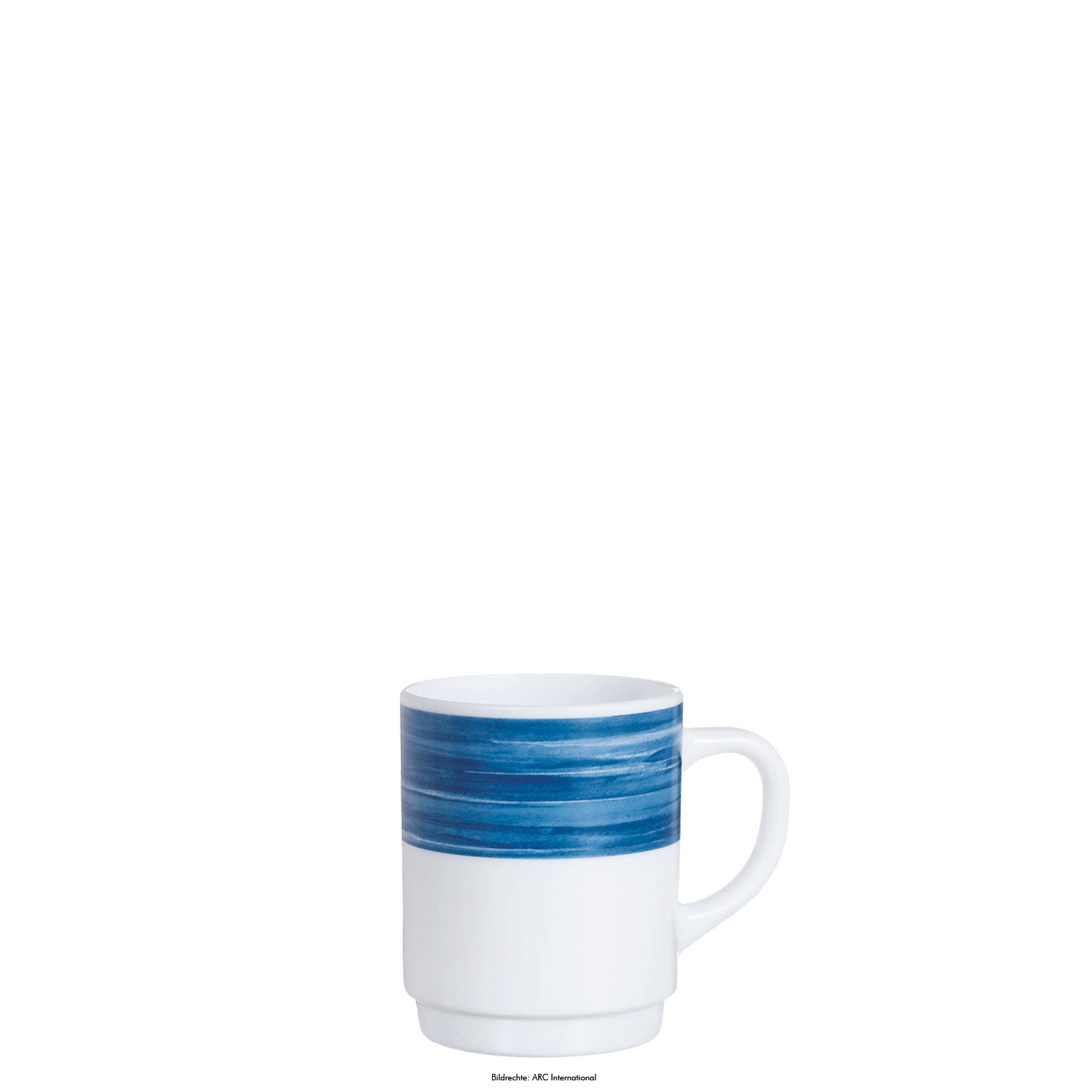 Kaffeebecher 0,25l stapelbar BRUSH BLUE JEAN