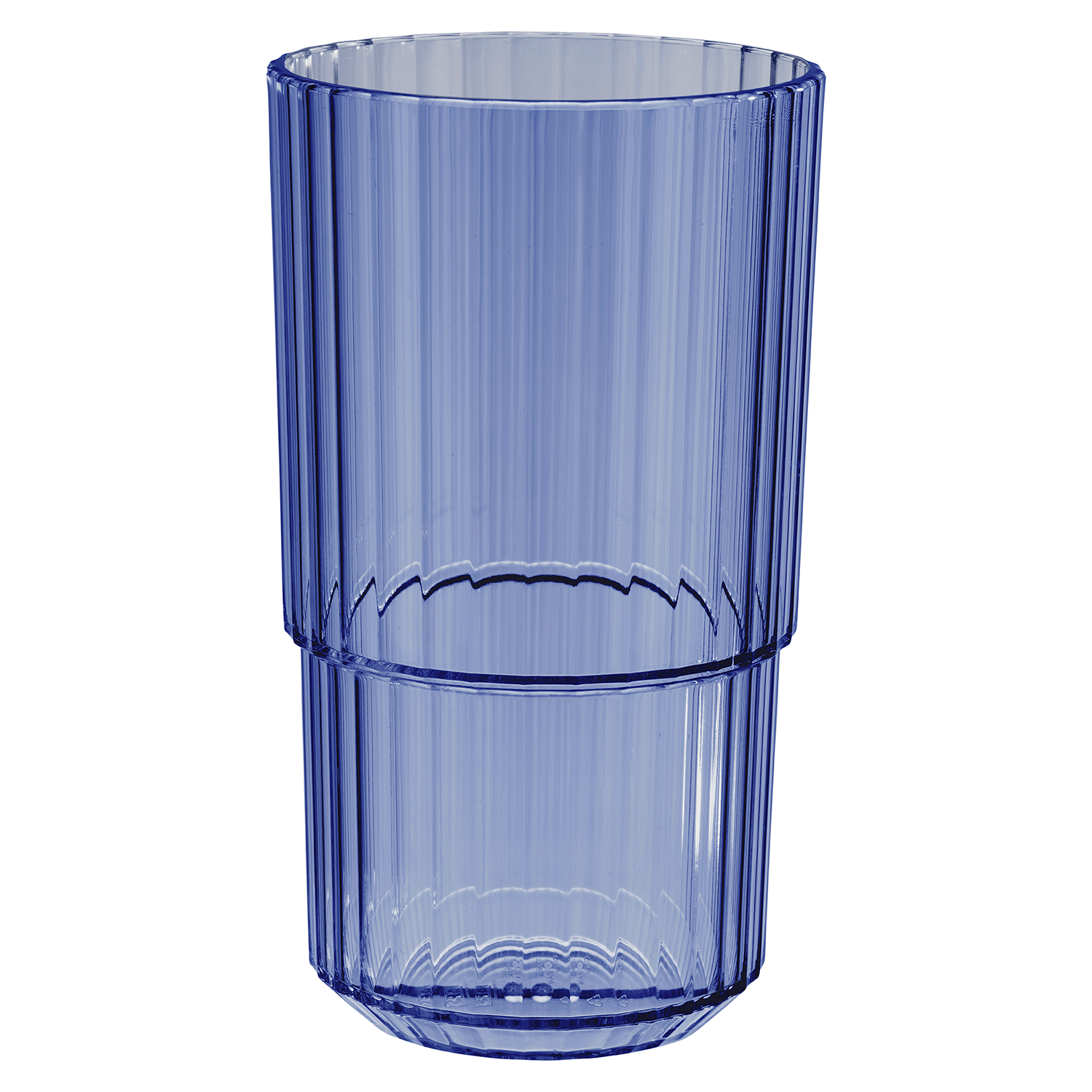 Trinkbecher Ø8,5cm H15cm LINEA blau