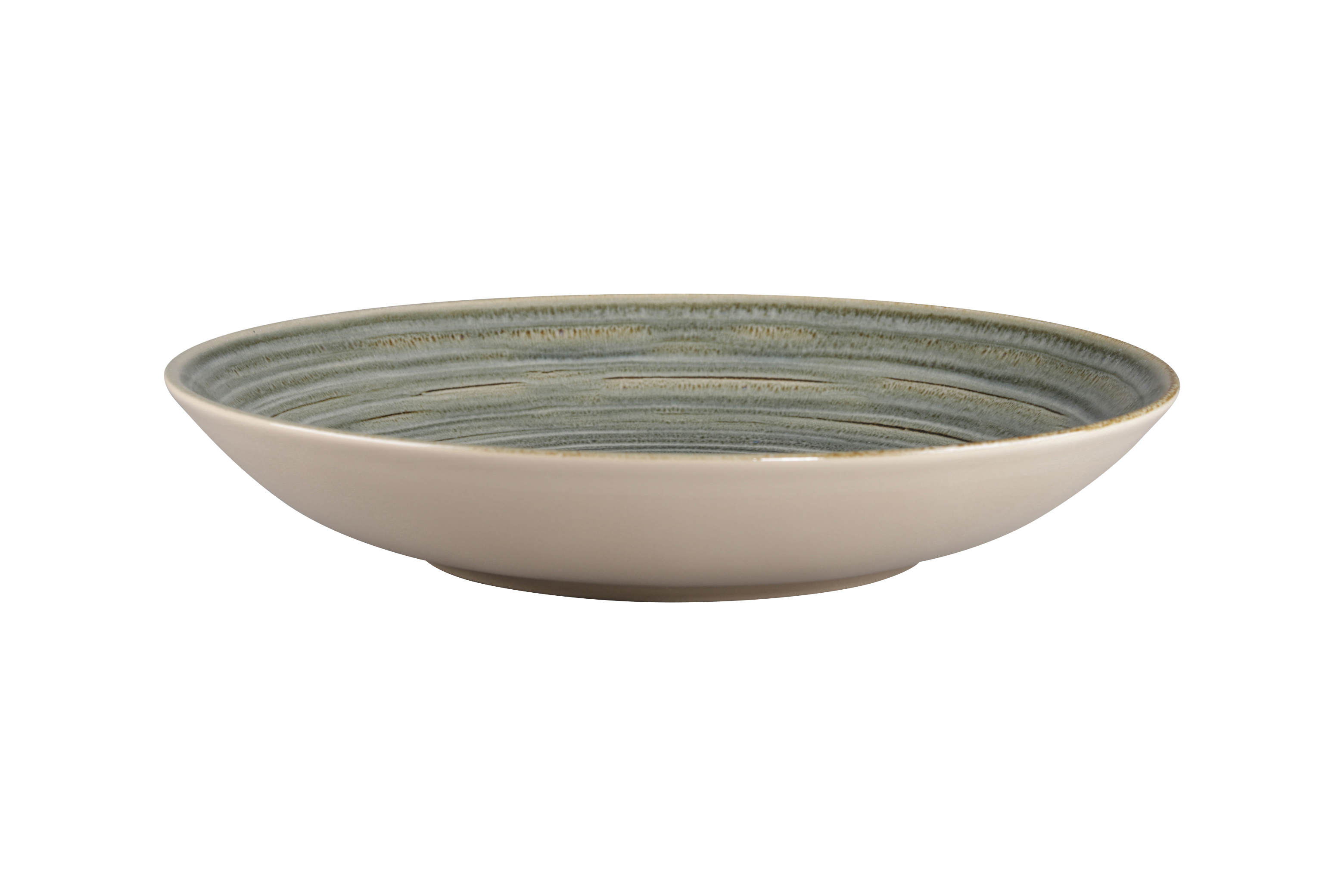 Teller tief coup 26cm RAKSTONE SPOT peridot green