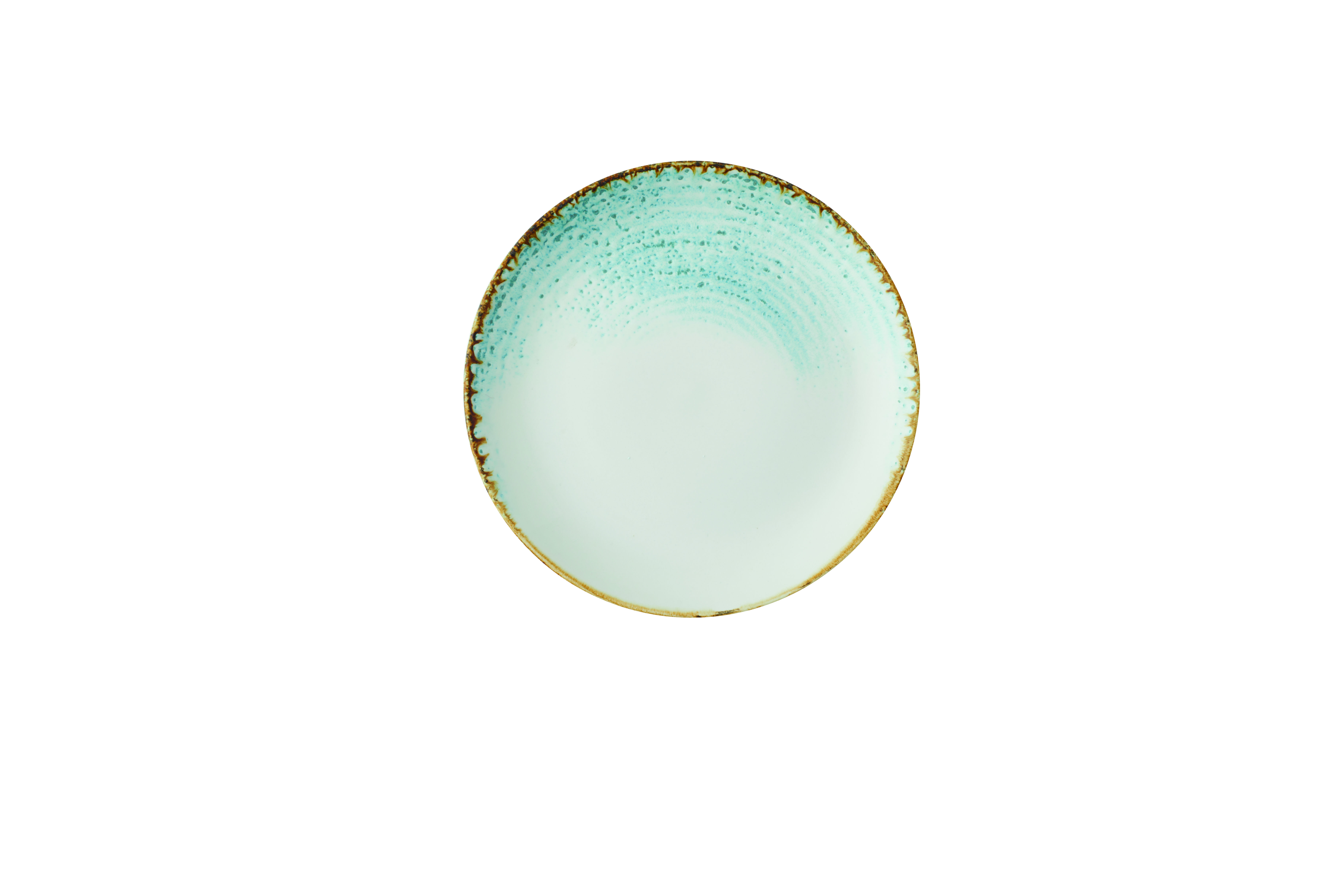 Teller flach coup 21,7cm HOMESPUN aquamarine