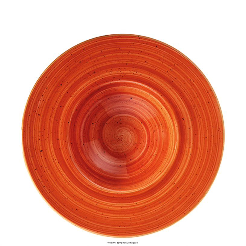 144268 Teller tief 28cm AURA TERRACOTTA BANQUET