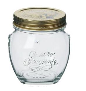 128978 Einmachglas 300ml mit Deckel QUATTRO STAGIONI