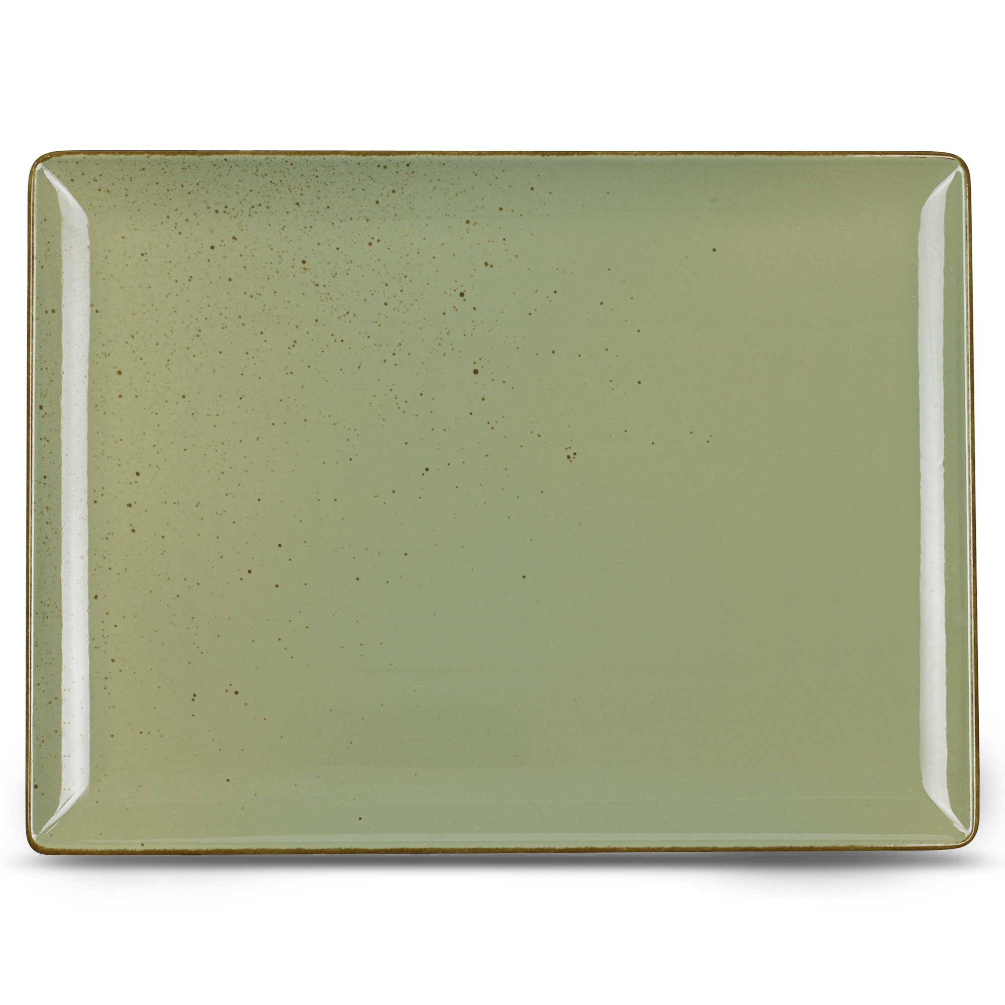 Platte eckig 35,5x26,5cm SMART olive smash