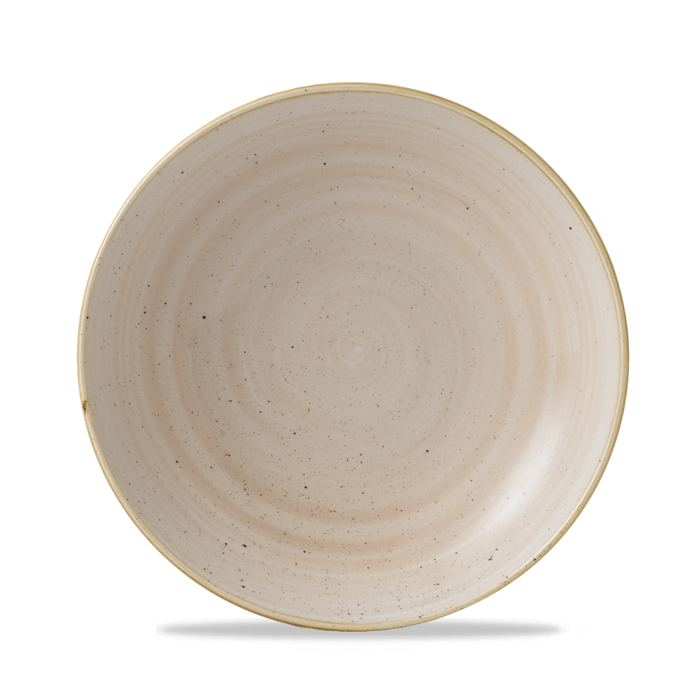 122935 Teller tief coup 24,8cm STONECAST nutmeg cream