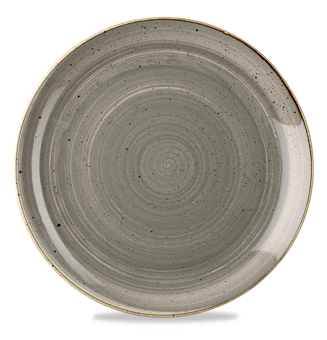 Teller flach coup 32,4cm STONECAST peppercorn grey