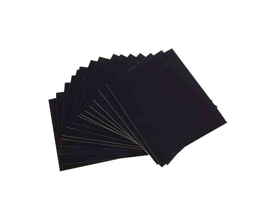 Beschriftungskarten schwarz, 50 Stück 10x8cm