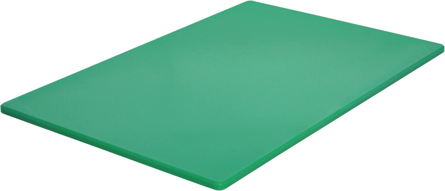 Schneidbrett 45x30cm grün HD PE ohne Füße