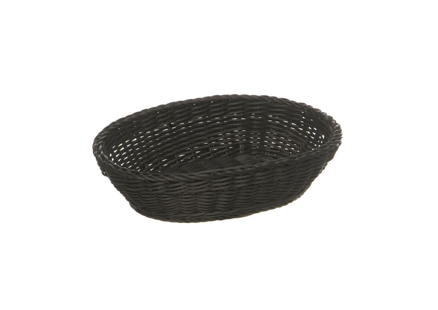 95922 Korb oval 25x19cm H:6,5cm PROFI LINE schwarz