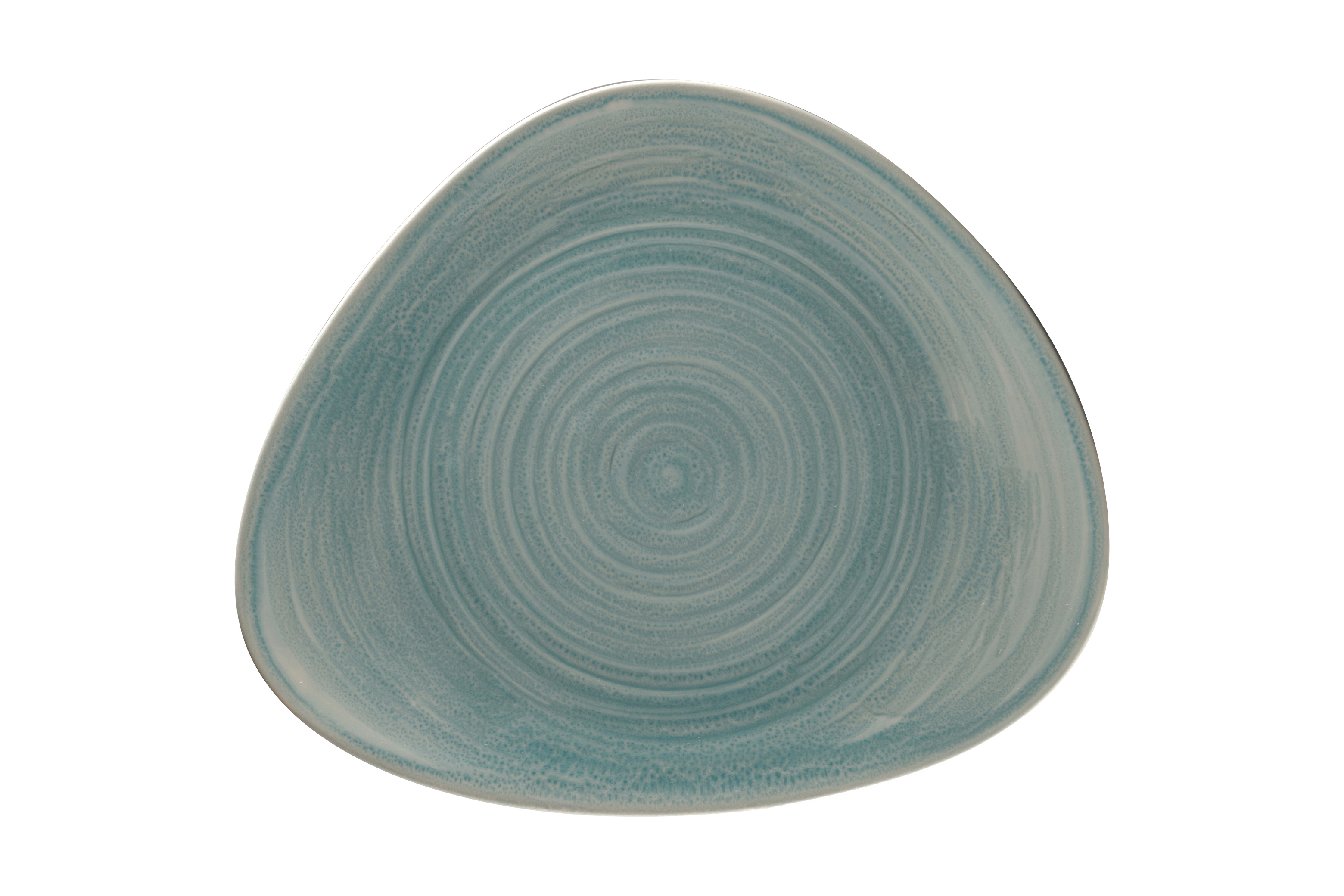 159555 Teller organisch 31,7x26,6cm RAKSTONE SPOT saphire