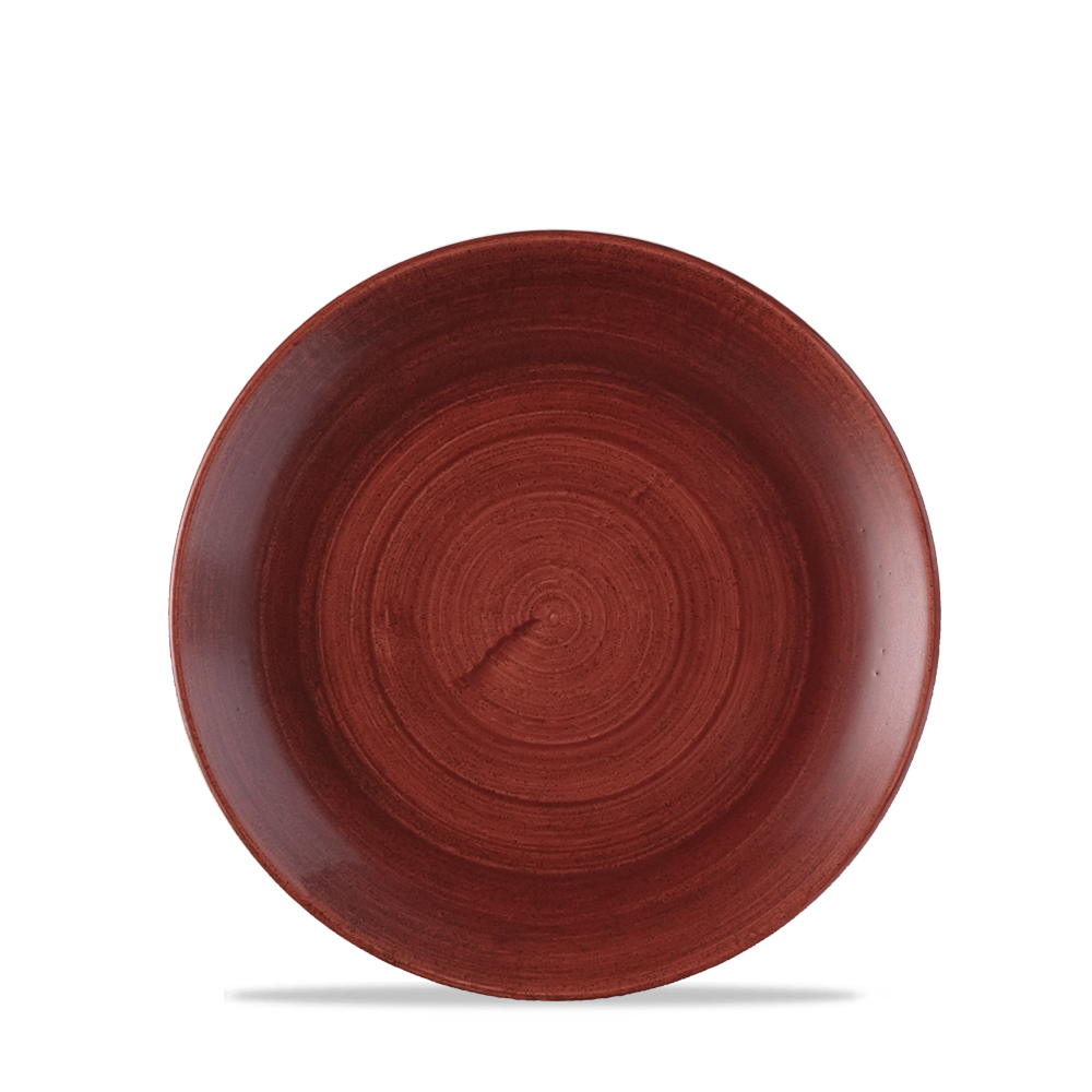 Teller rund 16,5cm STONECAST PATINA Red Rust