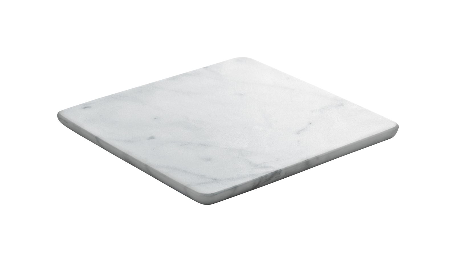 Marmorplatte 18x18cm weiß