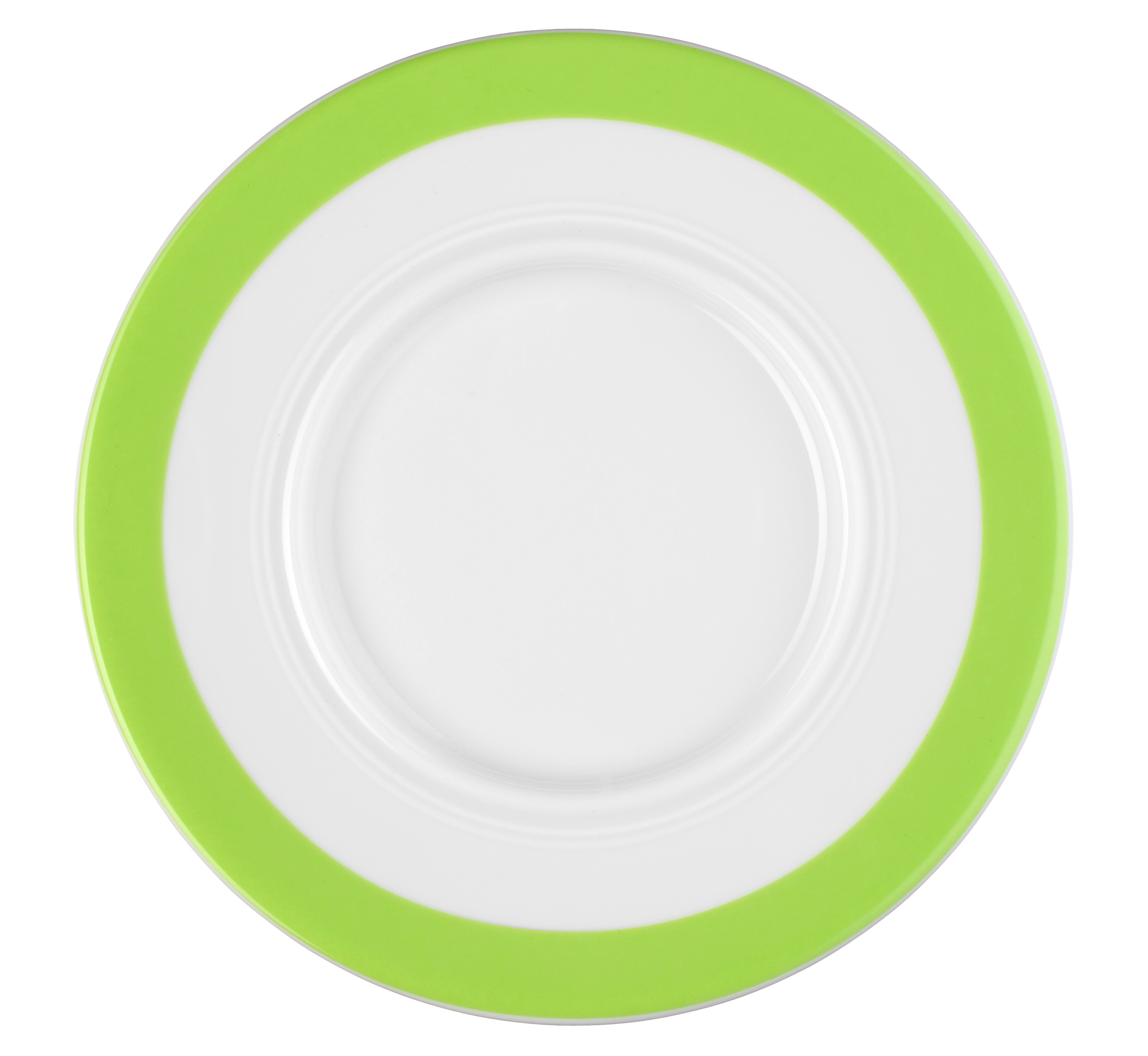 Kaffeeuntertasse rund mit Relief 1 15,5cm VITALIS grünes band Kaffeeuntertasse rund mit Relief 1 15,5cm VITALIS grünes band