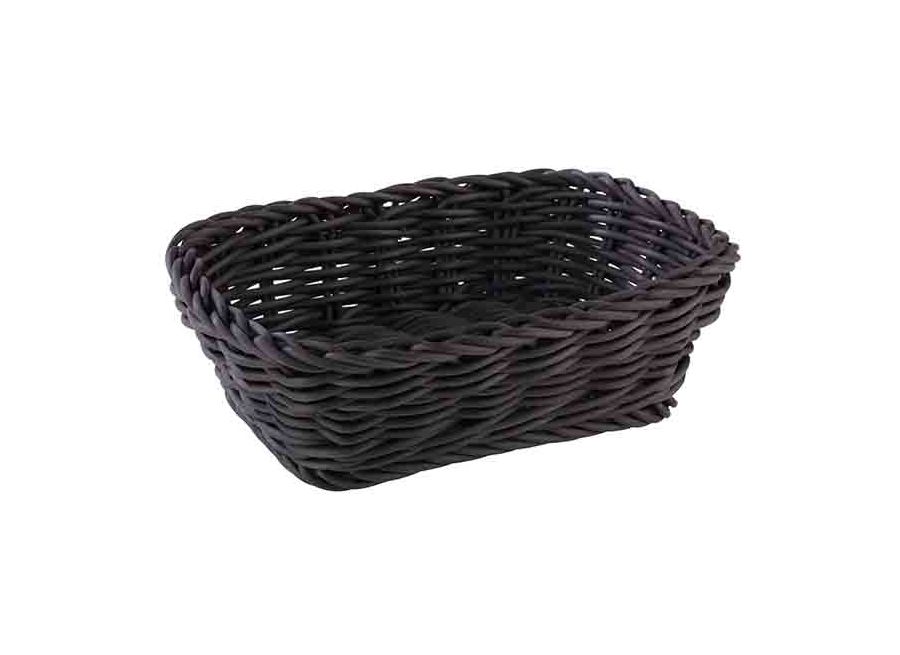 126658 Korb rechteckig 19x13cm H:6cm PROFI LINE schwarz