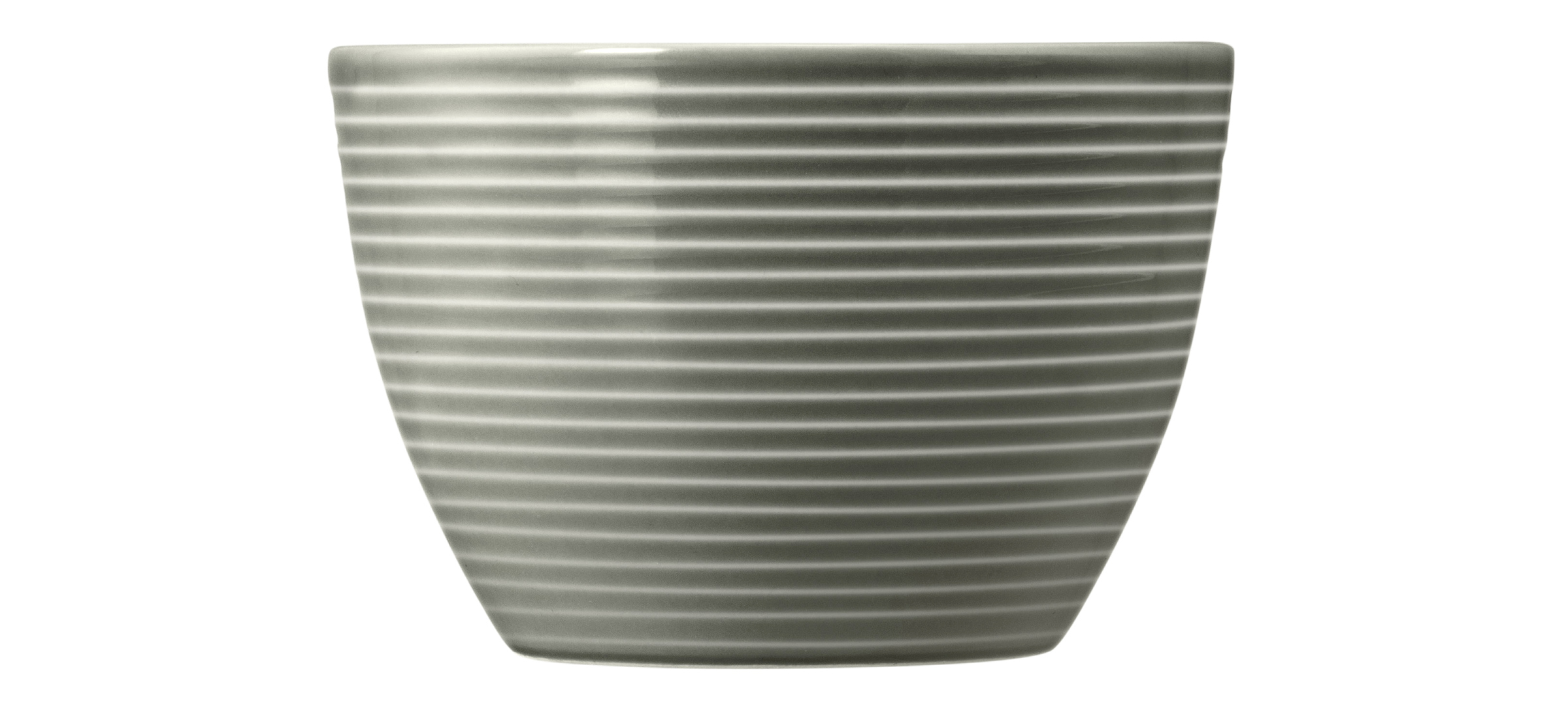 Zuckerdosen-Unterteil rund mit Relief 0,27l m.Relief BEAT perlgrau Zuckerdosen-Unterteil rund mit Relief 0,27l m.Relief BEAT perlgrau