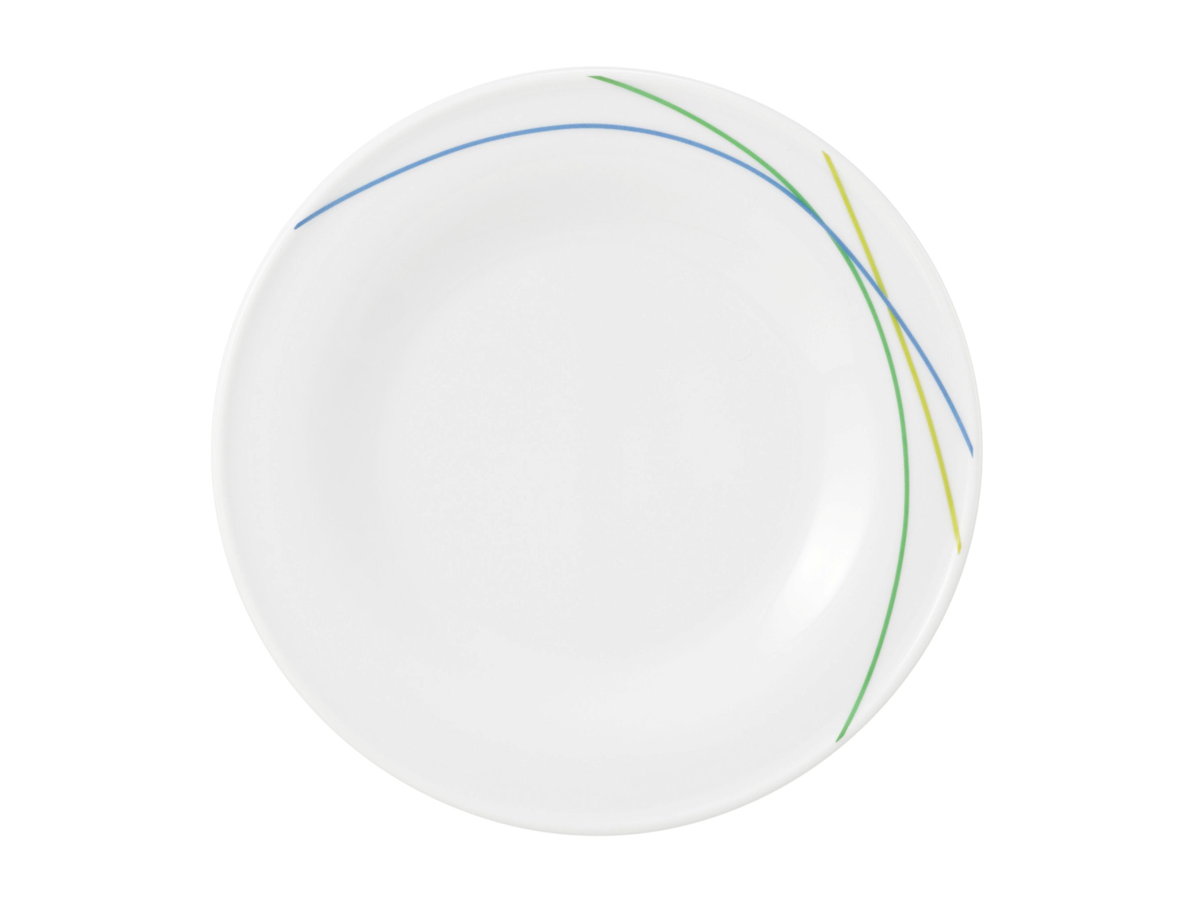 Teller rund flach 17cm COMMUNITY green line Teller rund flach 17cm COMMUNITY green line