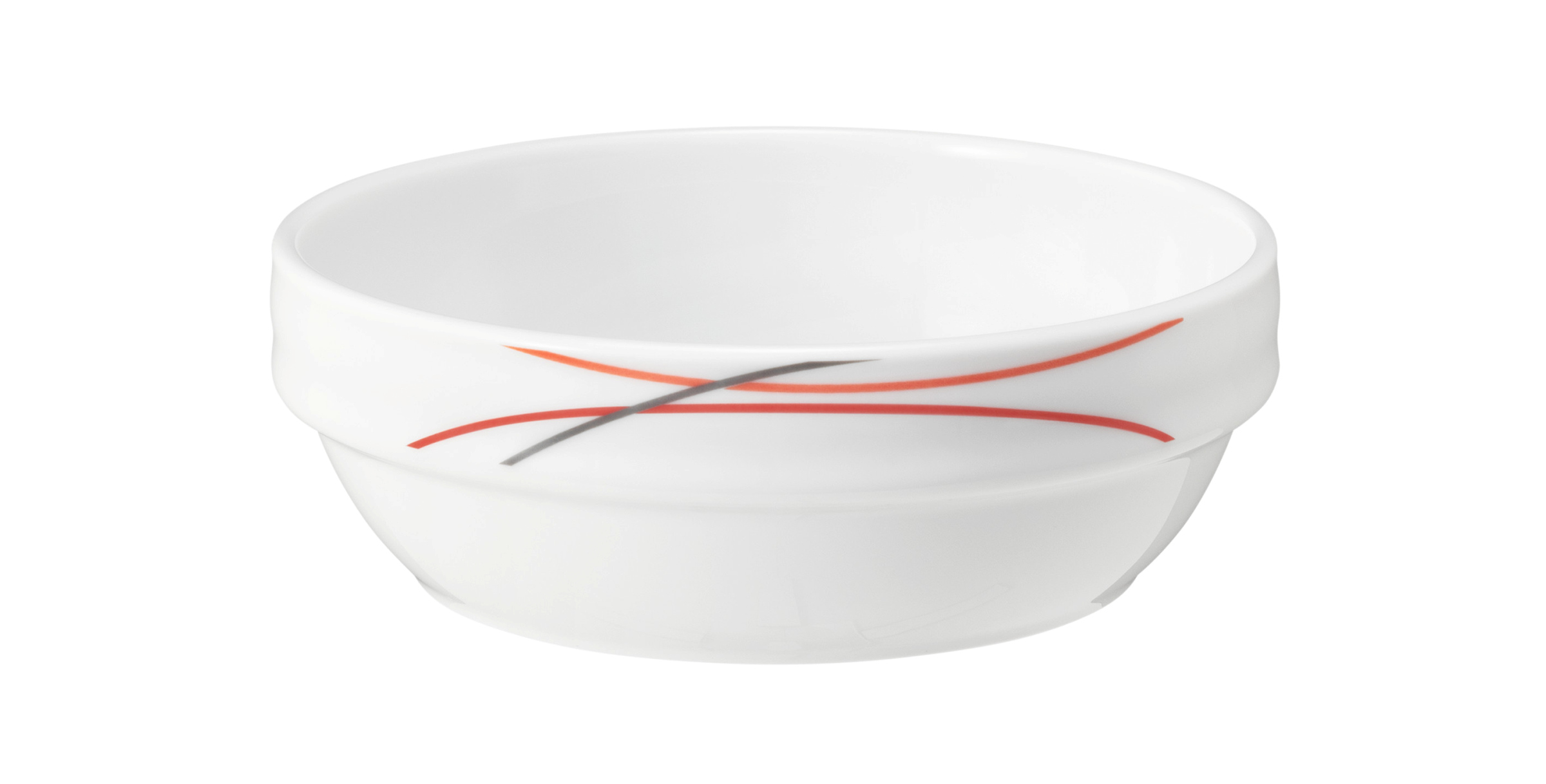 Schale rund rund 12cm COMMUNITY red line